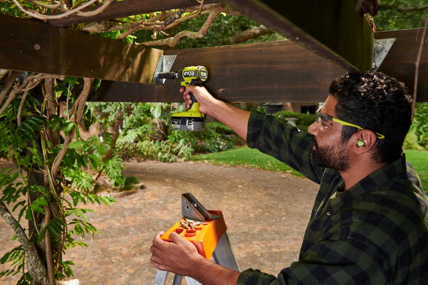 Iskevä akkuruuvinväännin Ryobi RID18X1-0 18V ONE+ HP runko