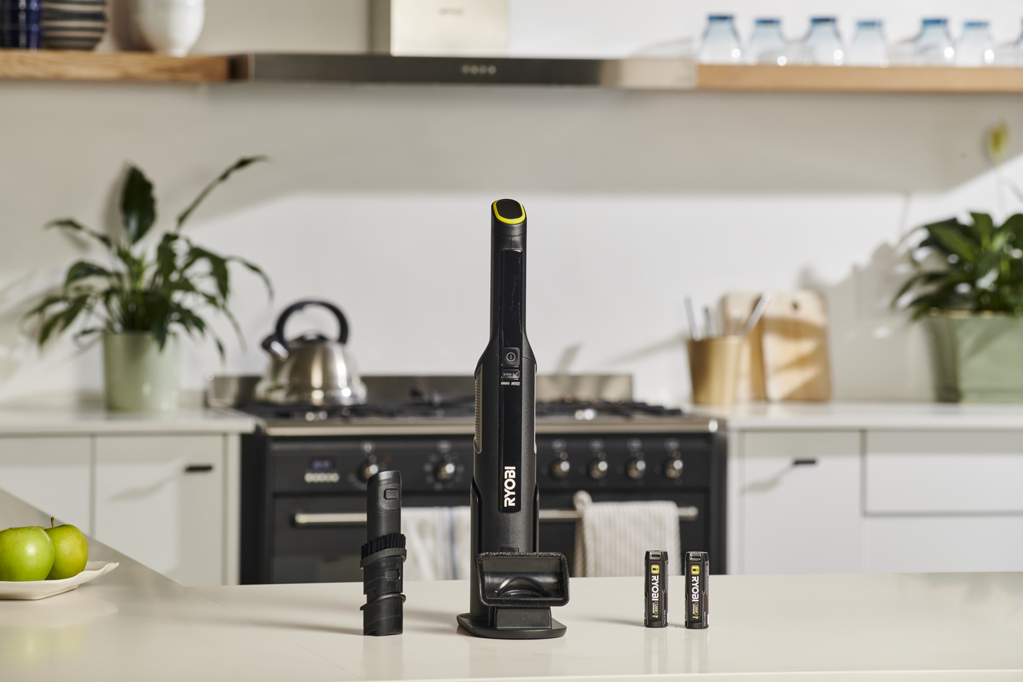 Rikkaimuri Ryobi RHV44-220G 4V USB-Lithium-sarja 2x2,0Ah akulla