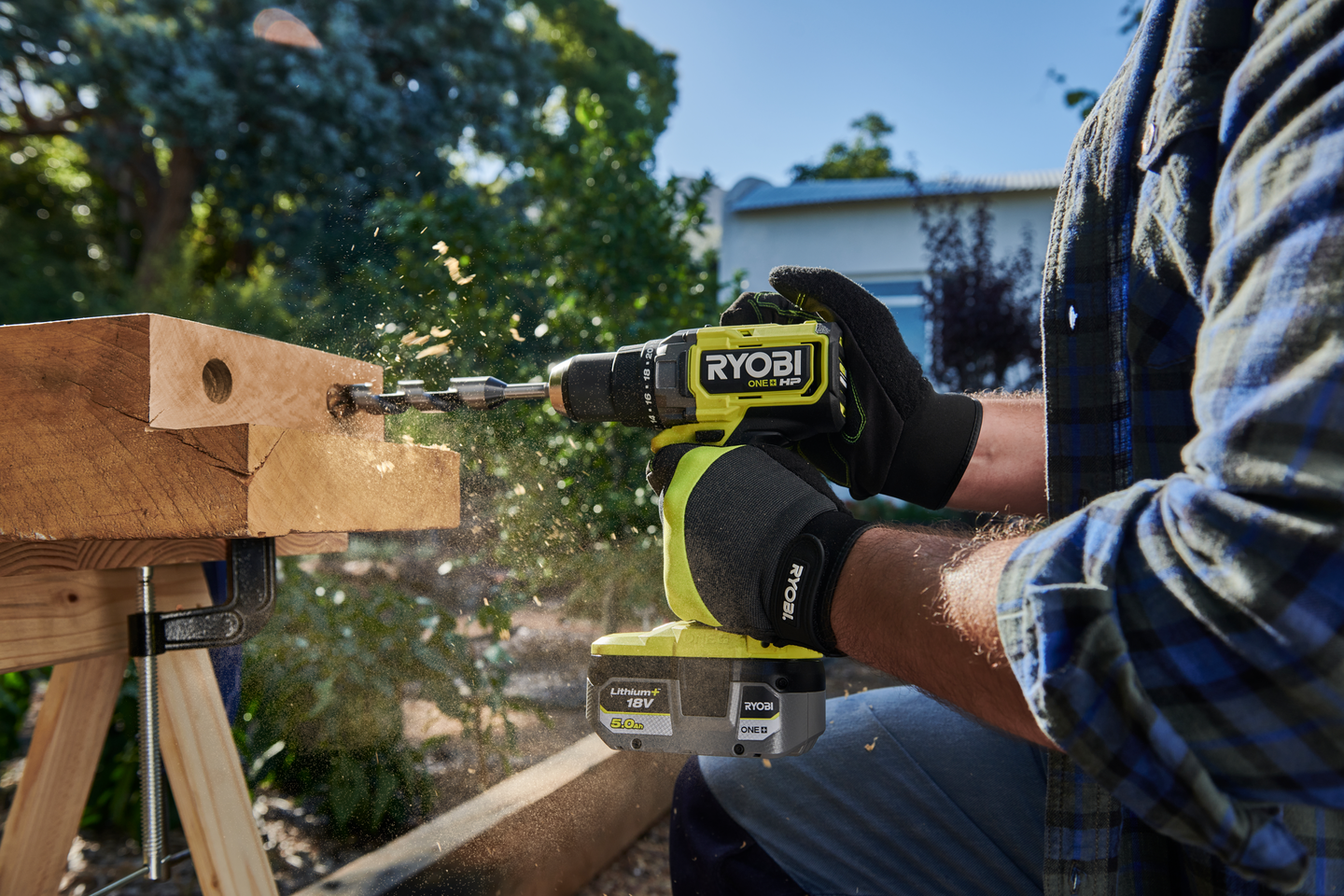 Akkuporakone Ryobi RDD18X1-0 18V ONE+ HP runko