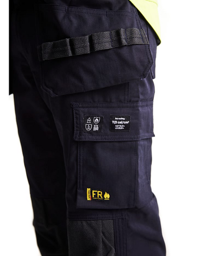 Housut Blåkläder Multinorm 148915128933 tummansininen/keltainen