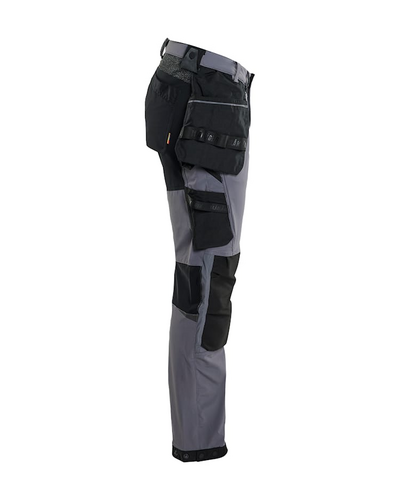 Riipputaskuhousut Blåkläder 152216459699 harmaa/musta