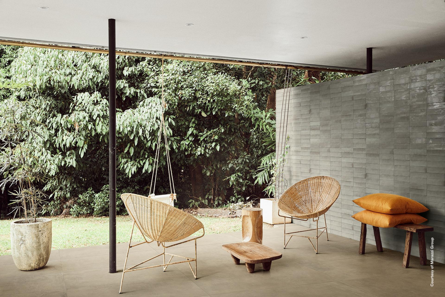 Lattialaatta Grande Cementum 120x120 Sand matta RT 2,88m²