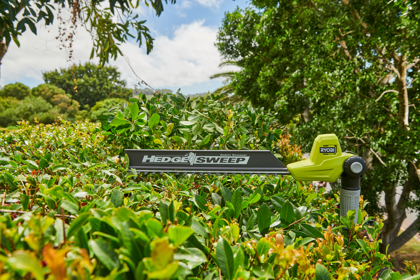 Pensasleikkuri teleskooppivarrella Ryobi RY18PHT40A-0 18V ONE+ runko