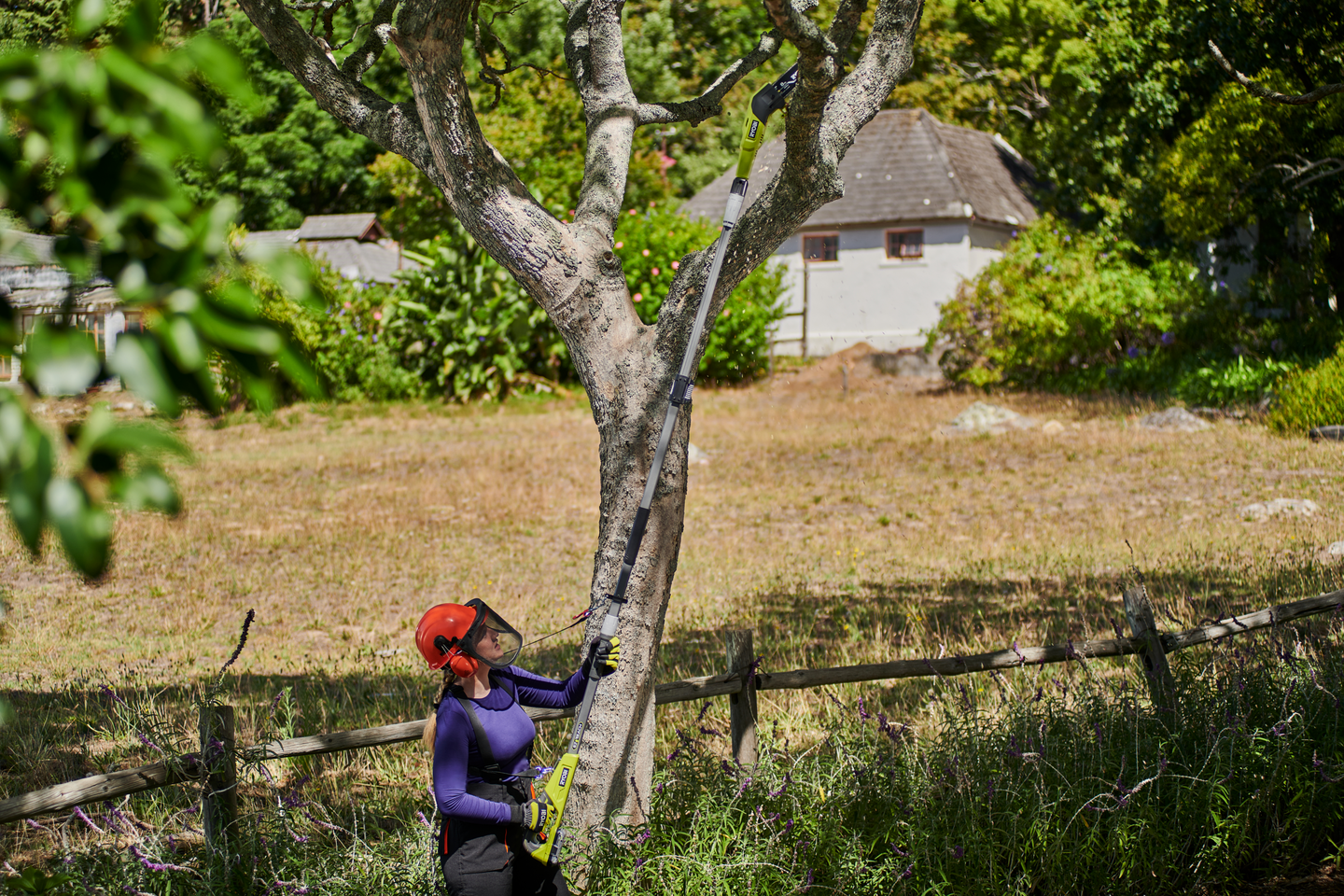 Oksasaha teleskooppivarrella Ryobi RY18PP20A-0 18V ONE+ runko