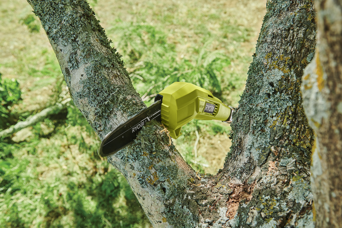 Oksasaha teleskooppivarrella Ryobi RY18PP20A-0 18V ONE+ runko