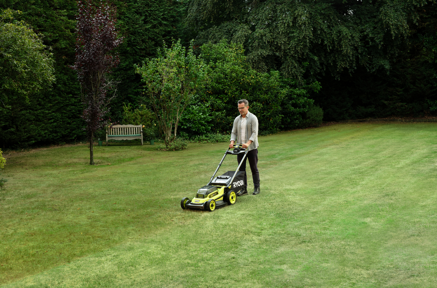 Ruohonleikkuri Ryobi RY18LMXSP51A-0 18V ONE+ runko