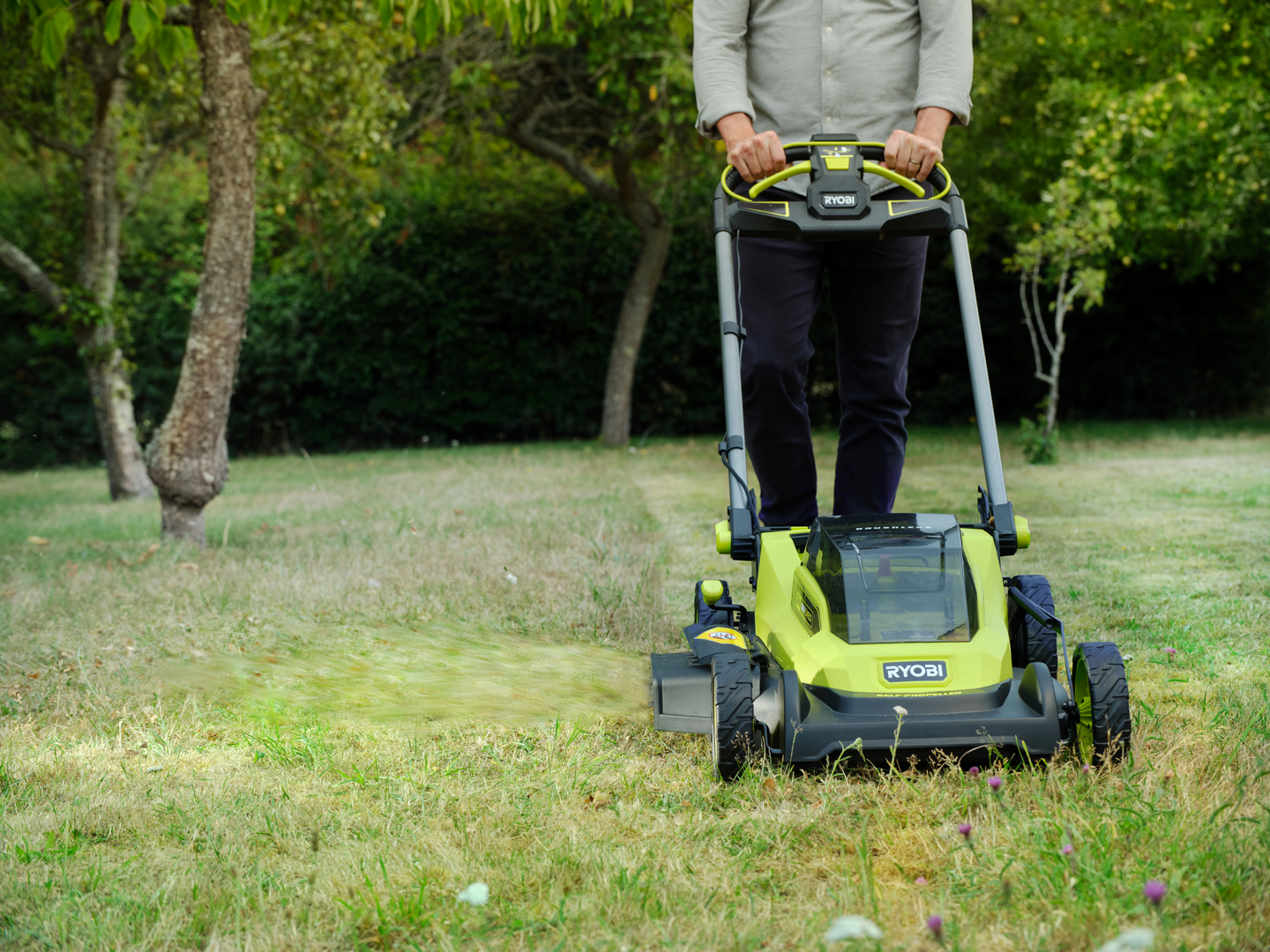 Ruohonleikkuri Ryobi RY18LMXSP51A-0 18V ONE+ runko