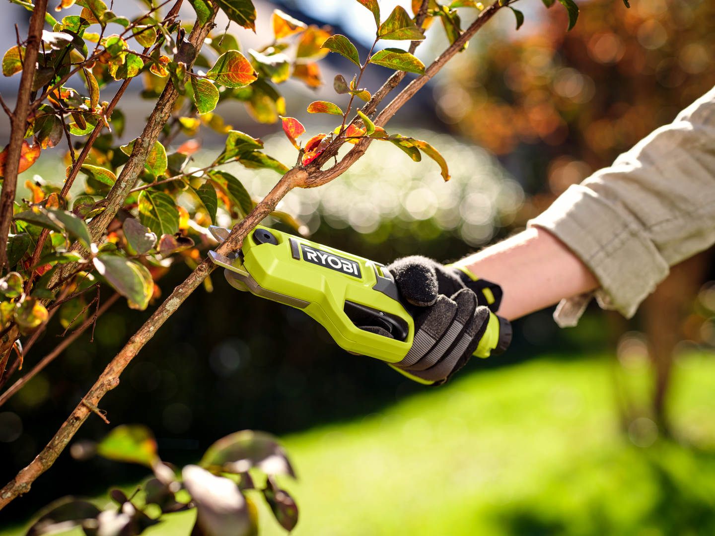 Akkuoksasakset Ryobi RY4SCA-120 4V USB Lithium 1x2,0Ah