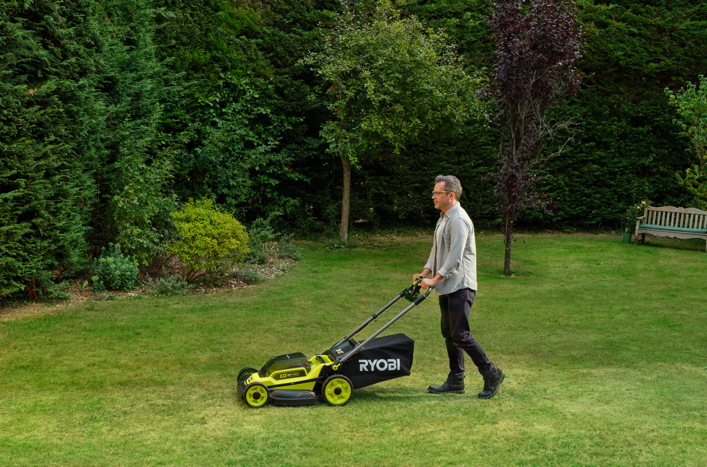 Ruohonleikkuri Ryobi RY18LMXSP51A-0 18V ONE+ runko