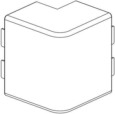 Ulkokulman kansi OBO Bettermann HA 20x50mm valkoinen