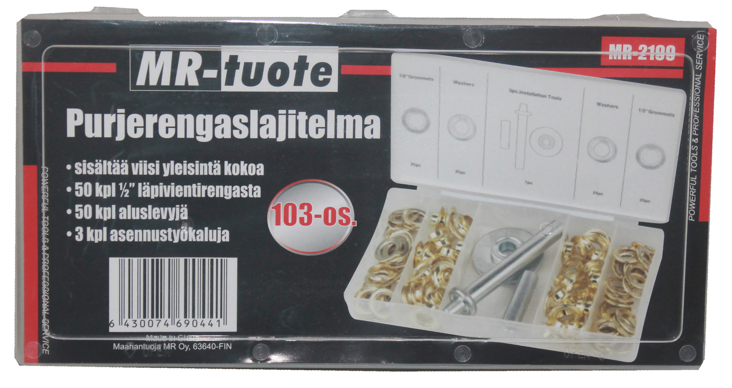 Purjerengaslajitelma 103-osainen