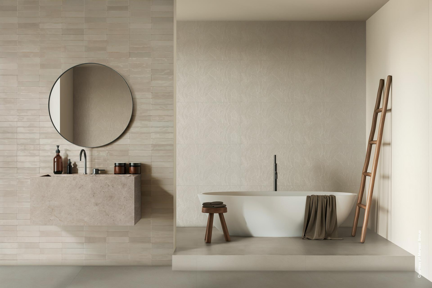 Seinä/lattialaatta Cello Lume 6x24 hiekka Lux 0,52m²