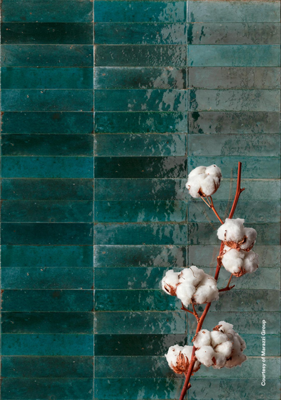 Seinä-/lattialaatta Cello Lume 6x24 sininen Lux 0,52m²