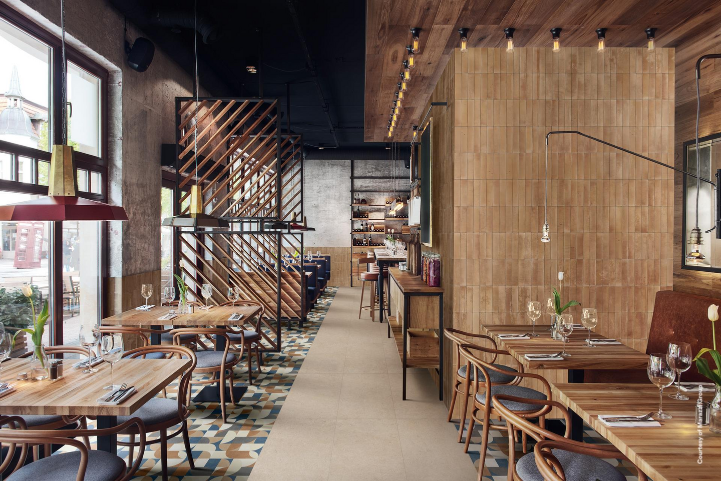 Seinä/lattialaatta Lume 6x24 pinkki 0,52m²