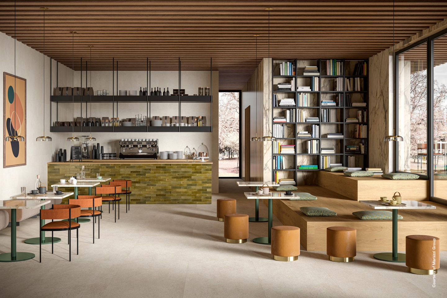 Lattialaatta Limestone Ivory 120x120 RT matta 2,88m²