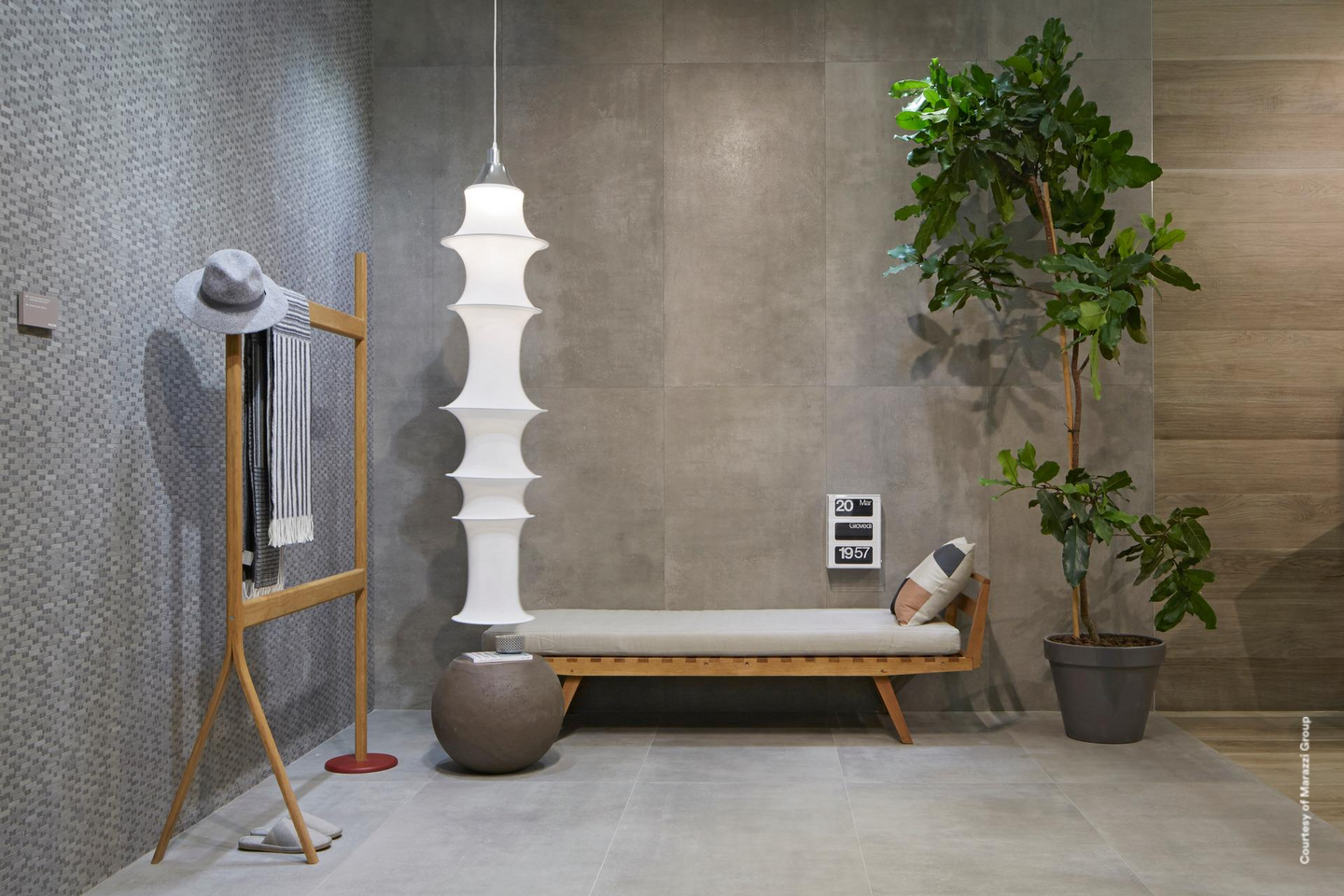 Lattialaatta Memento 60x60 Taupe RT 1,08m²