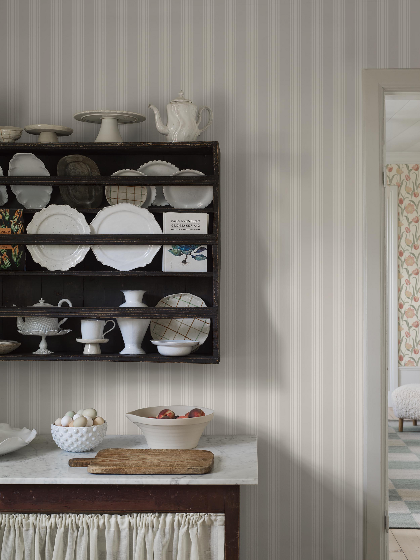 Kuitutapetti Boråstapeter Österlen 6961 Gunnebo 10,05m