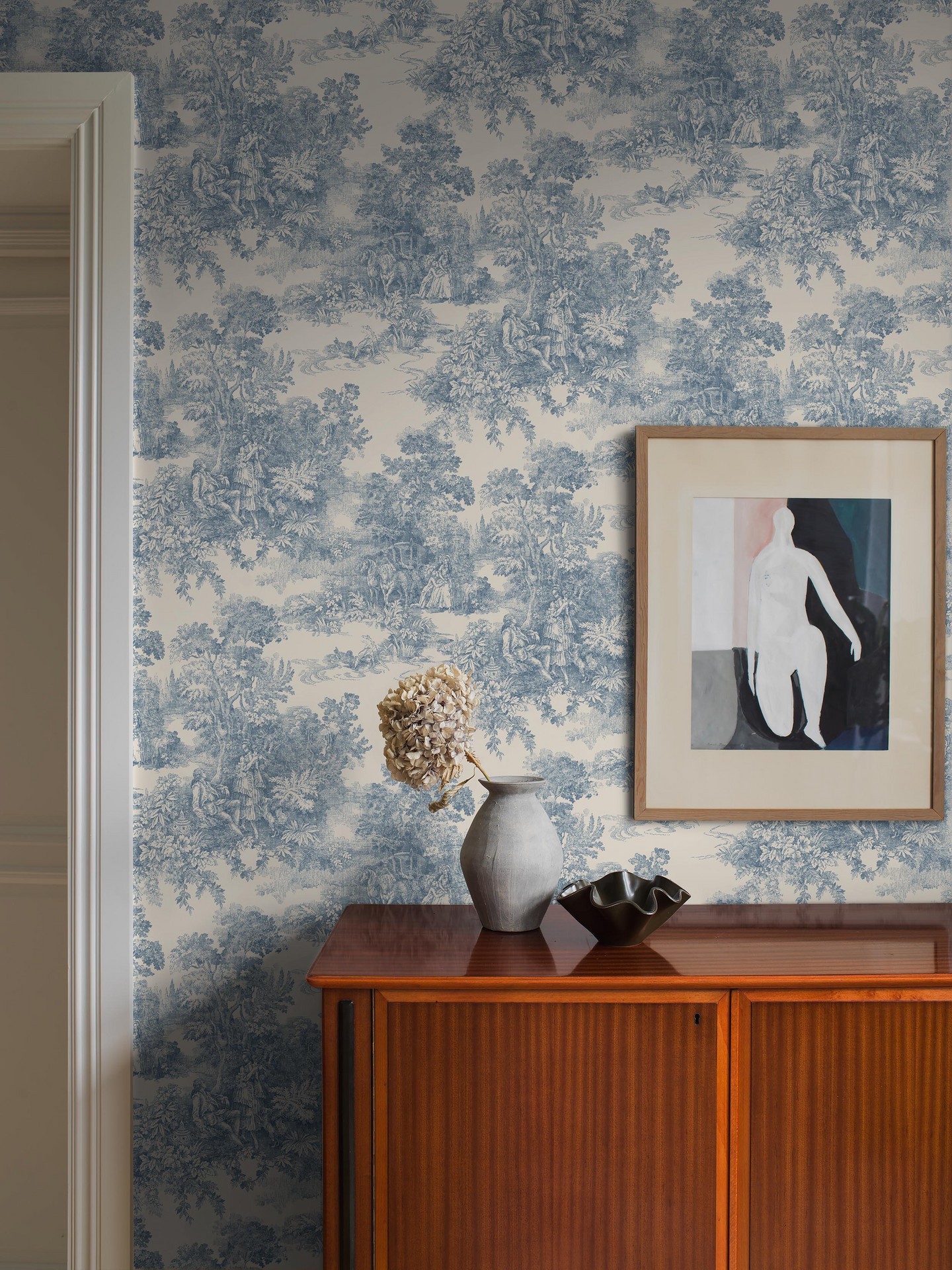 Kuitutapetti Boråstapeter Adorn 7767 Toile de Jouy 10,05m