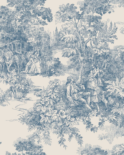 Kuitutapetti Boråstapeter Adorn 7767 Toile de Jouy 10,05m