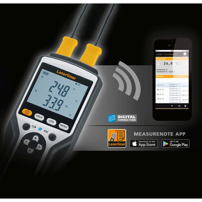 Lämpömittari Laserliner ThermoMaster Plus Set