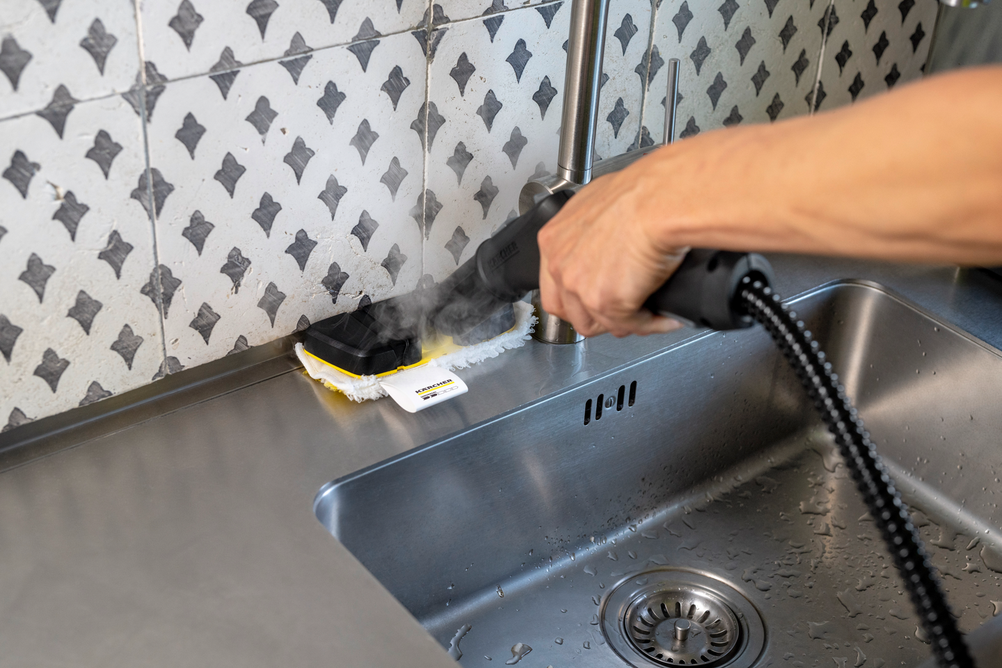 Käsisuutin Kärcher SC nivelletty + kuituliina