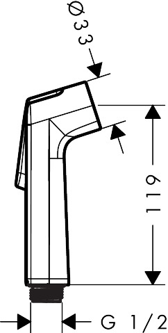 Käsisuihku Hansgrohe 29338000 Kromi