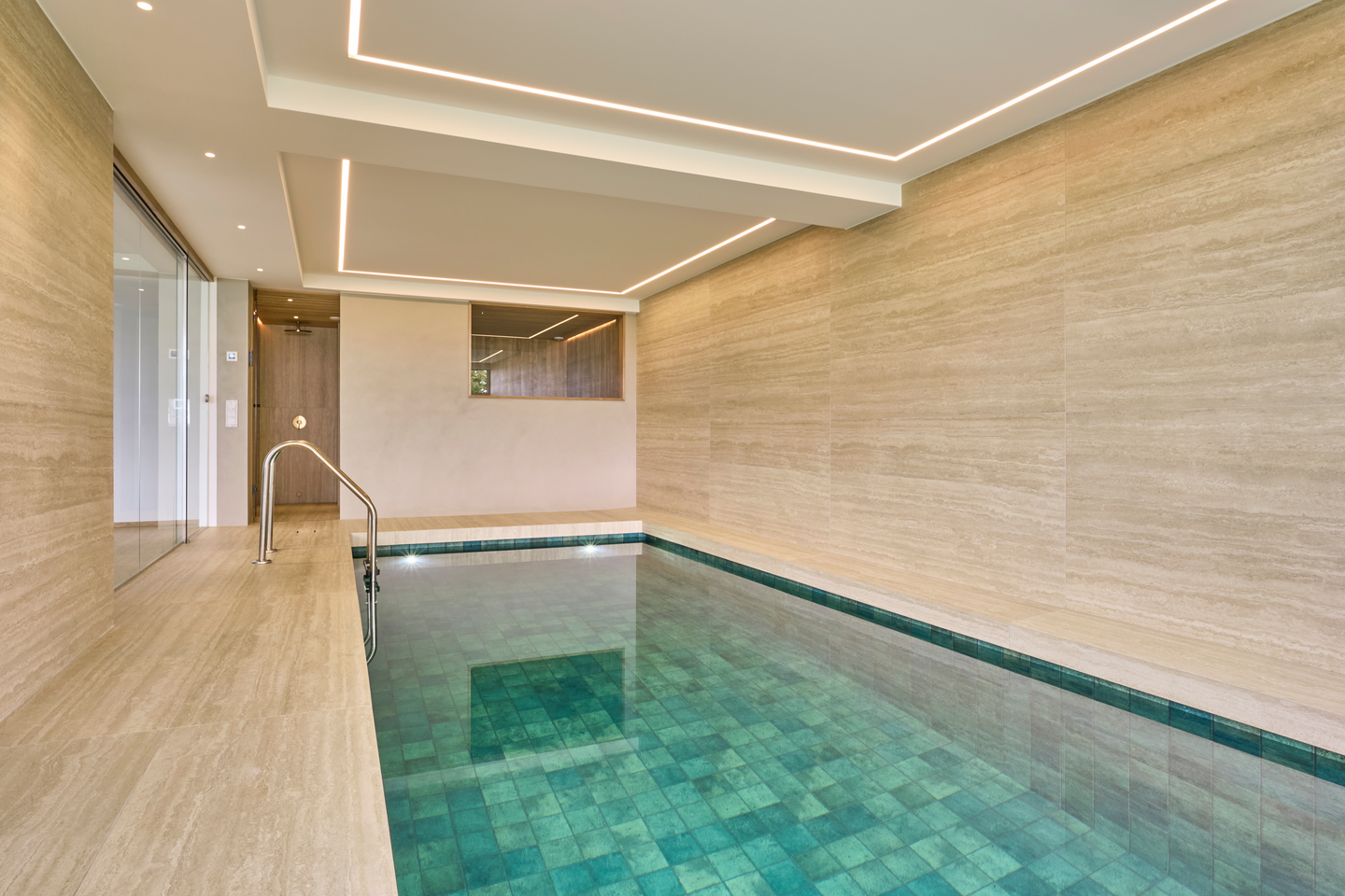 Lattialaatta Cello Travertino 60x60 Classico R10B RT 1,08m²