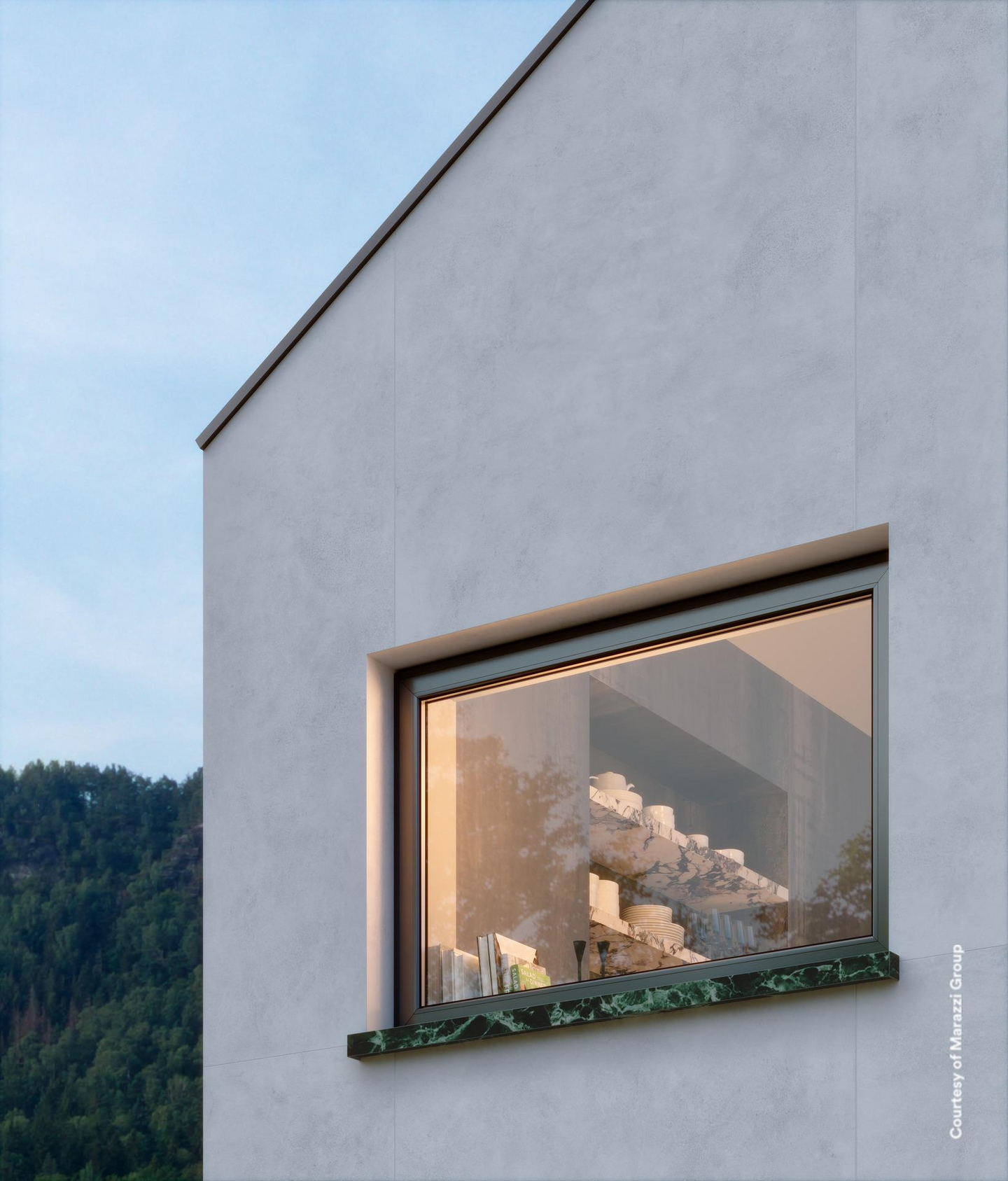 Lattialaatta Grande 120x120 Concrete White matta RT 2,88m²