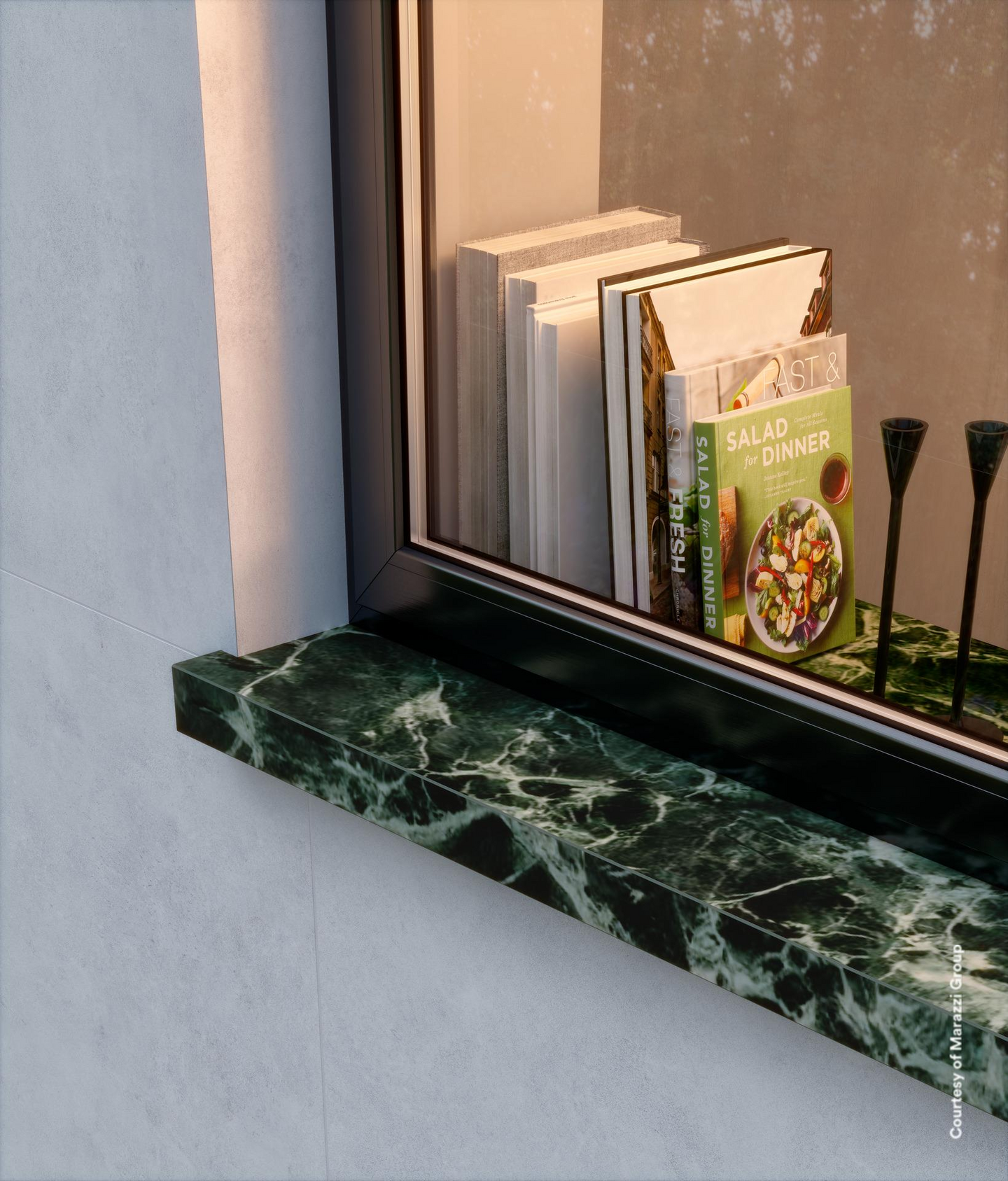 Lattialaatta Grande 120x120 Concrete White matta RT 2,88m²