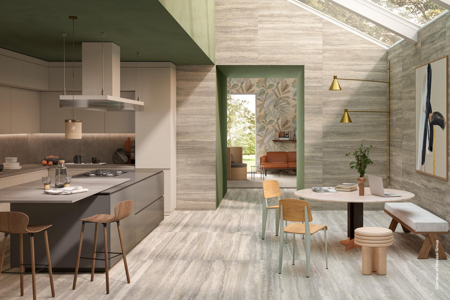 Lattialaatta Travertino 60x60 Silver R10A RT 1,08m²