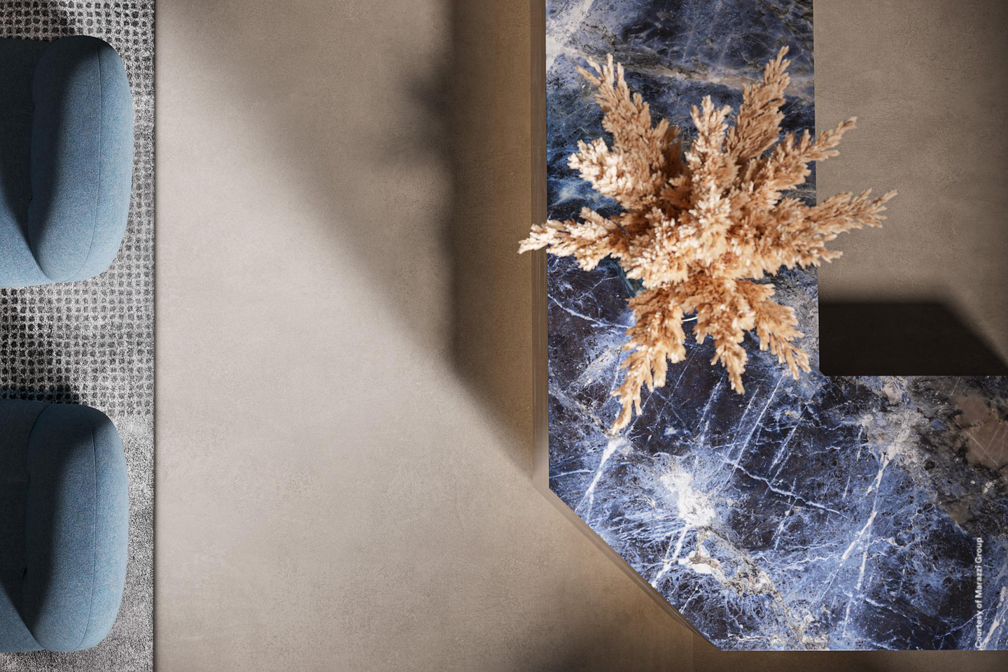 Lattialaatta Grande 120x120 Concrete Smoke matta RT 2,88m²