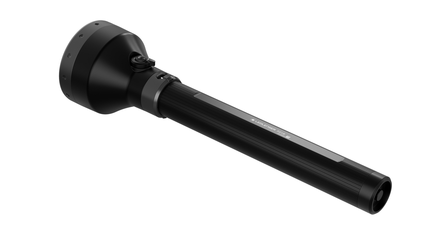 Taskulamppu Ledlenser P21R 12000lm musta ladattava