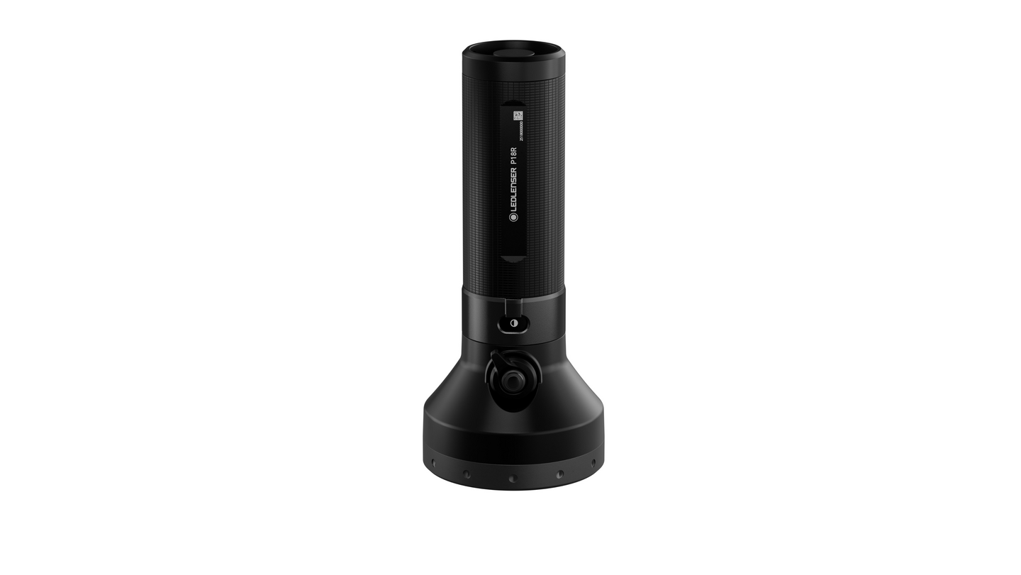 Taskulamppu Ledlenser P18R 6500lm musta ladattava