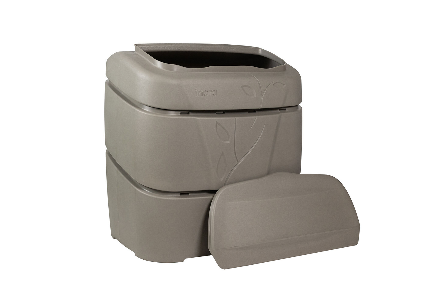 Jälkikompostori Inora 700 l Laastinharmaa