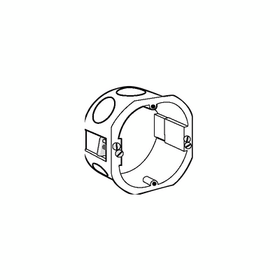 Kojerasia SchneiderElectric RKE 06 etukiinnitys