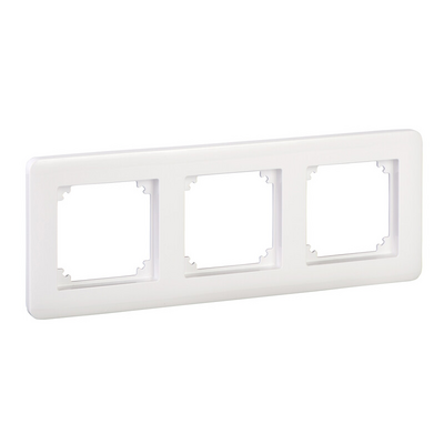 Kehys Schneider Electric Exxact 3-osainen etuosa valkoinen