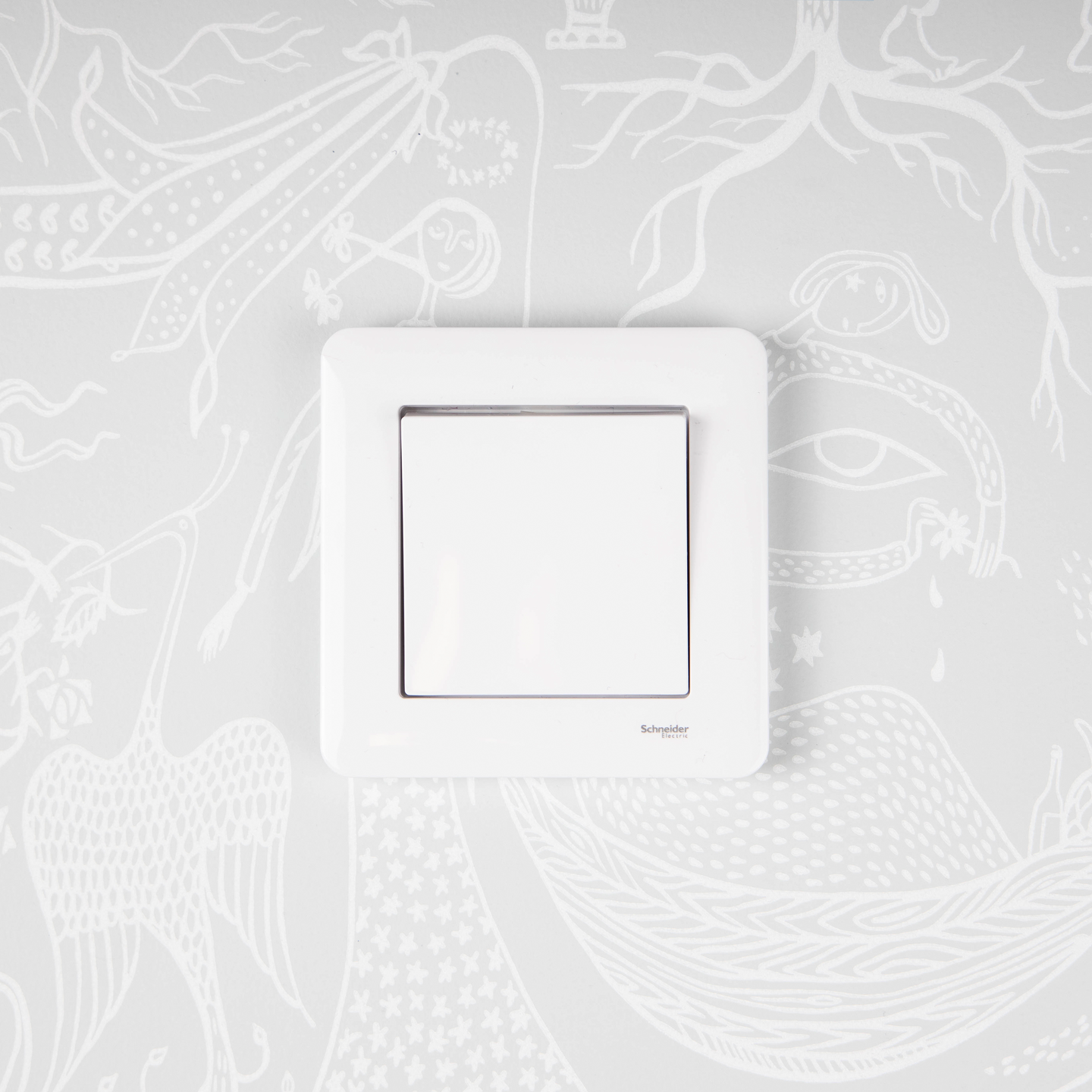 Uppokytkin Schneider Electric Exxact vaihto 6 valkoinen