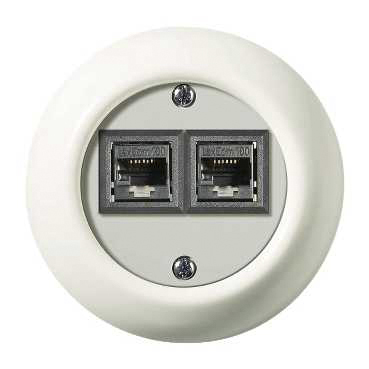 Datapistorasia Schneider Electric Renova 2xRJ45 valkoinen