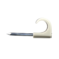 Naulakiinnike Schneider Electric TC5-7 valkoinen 25kpl