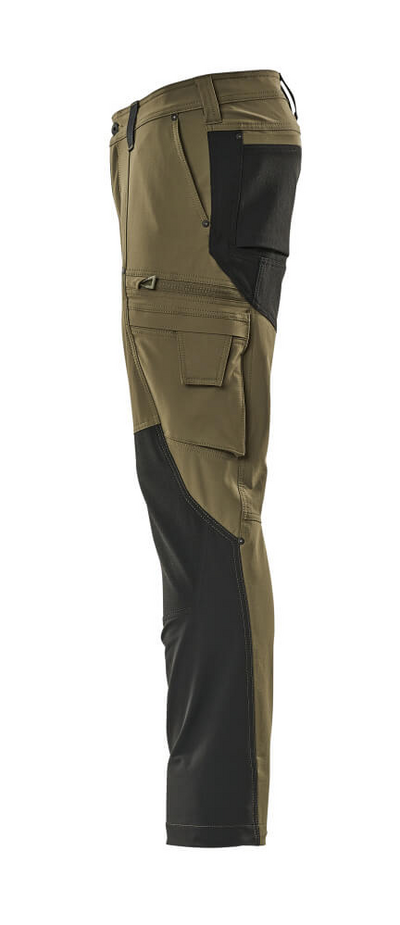 Housut Mascot Stretch 21679-3113-3309 vihreä