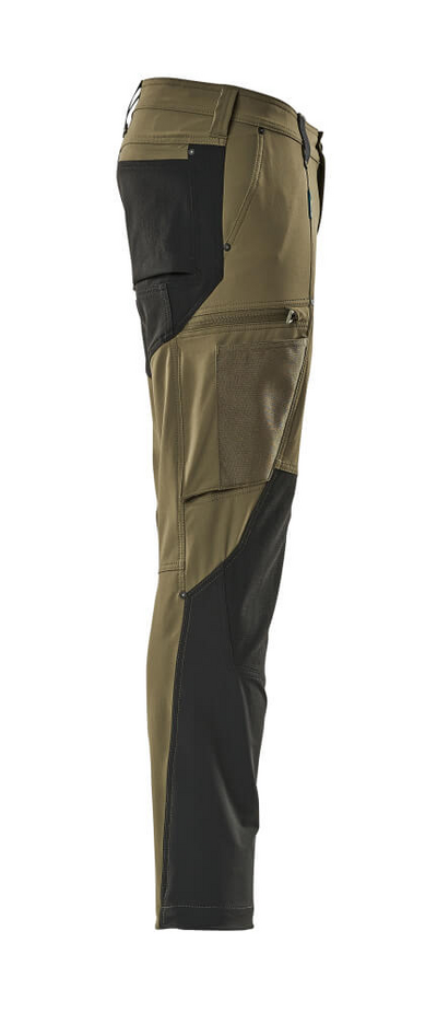 Housut Mascot Stretch 21679-3113-3309 vihreä