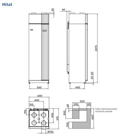 Poistoilmalämpöpumppu NIBE F470