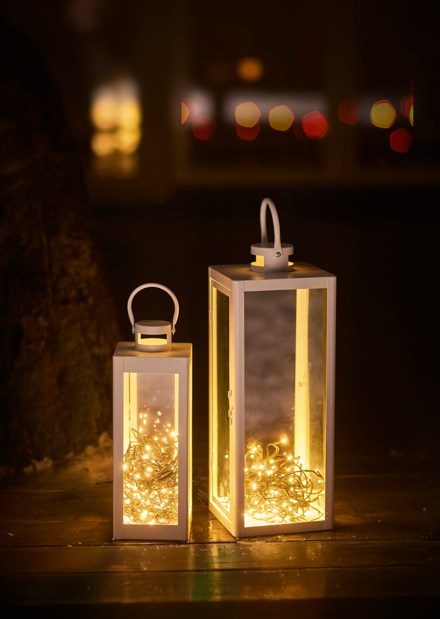 Lyhty Cello Classic 54,5cm valkoinen