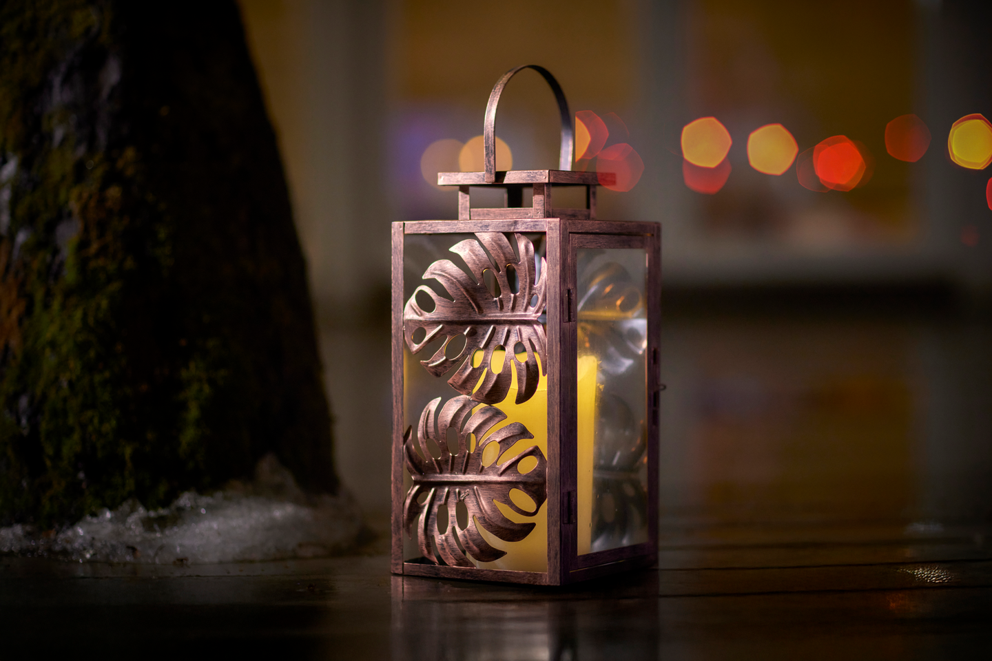 Lyhty Cello Peikonlehti 32,5cm kupari