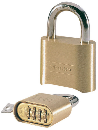 Numerolukko Master Lock messinki