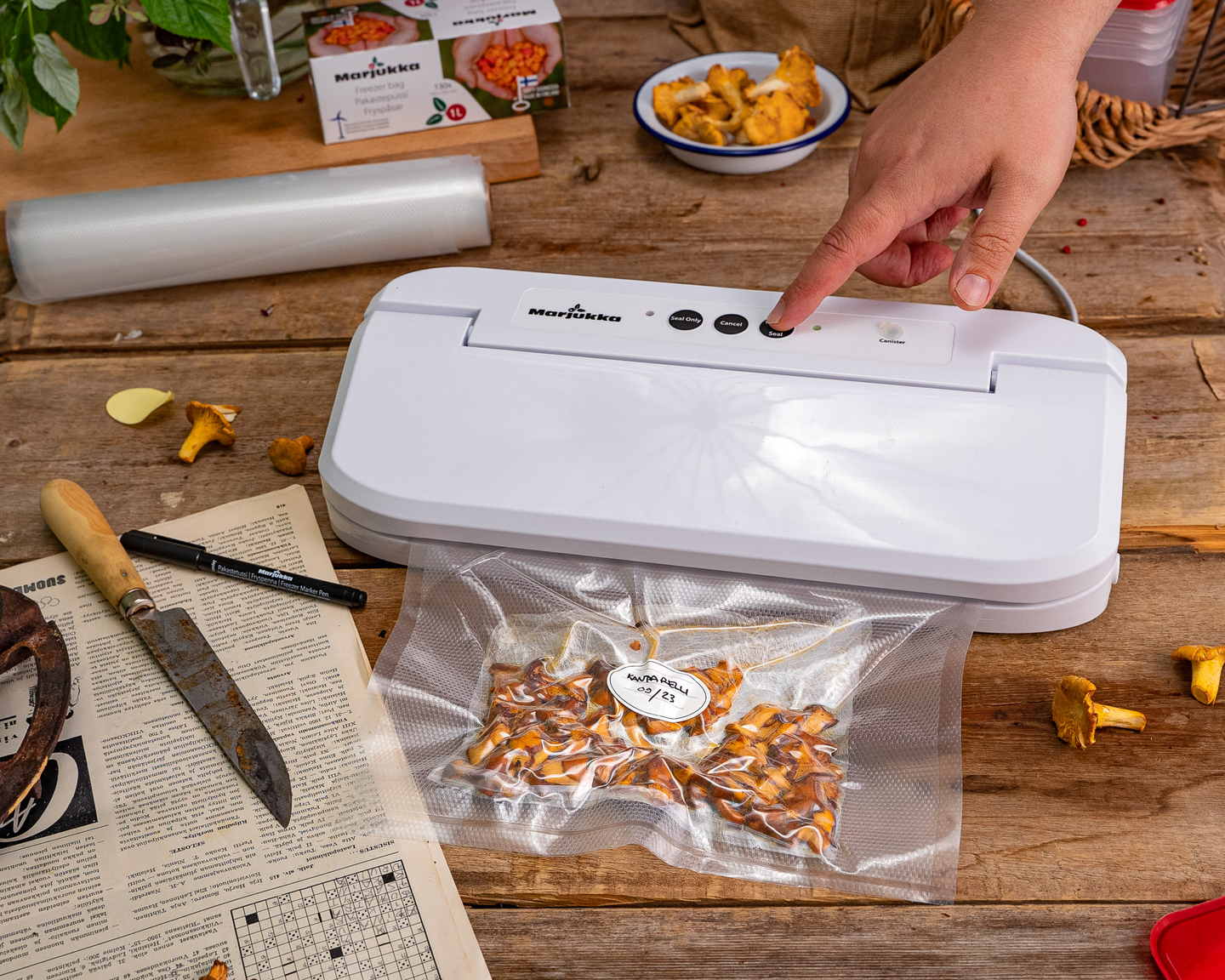 Vakuumirulla MARJUKKA 5 m x 28 cm 2 kpl