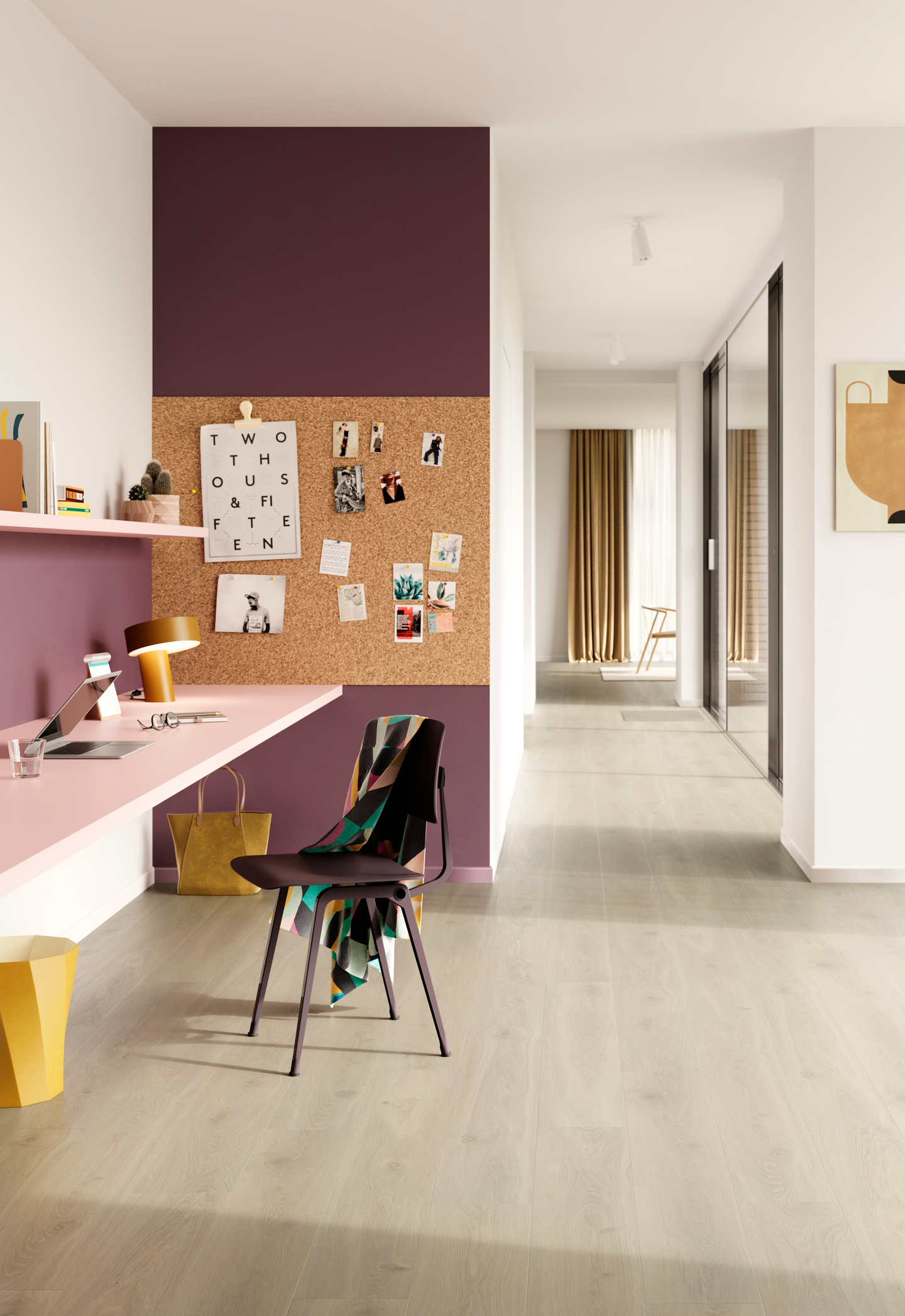 Laminatgulv 1-stav Ocean 8 Bloom Sand Natrual - BerryAlloc