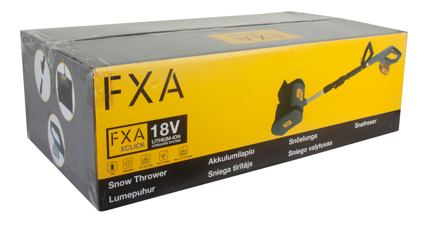 Akkulumilapio FXA XCLICK 25cm runkoversio