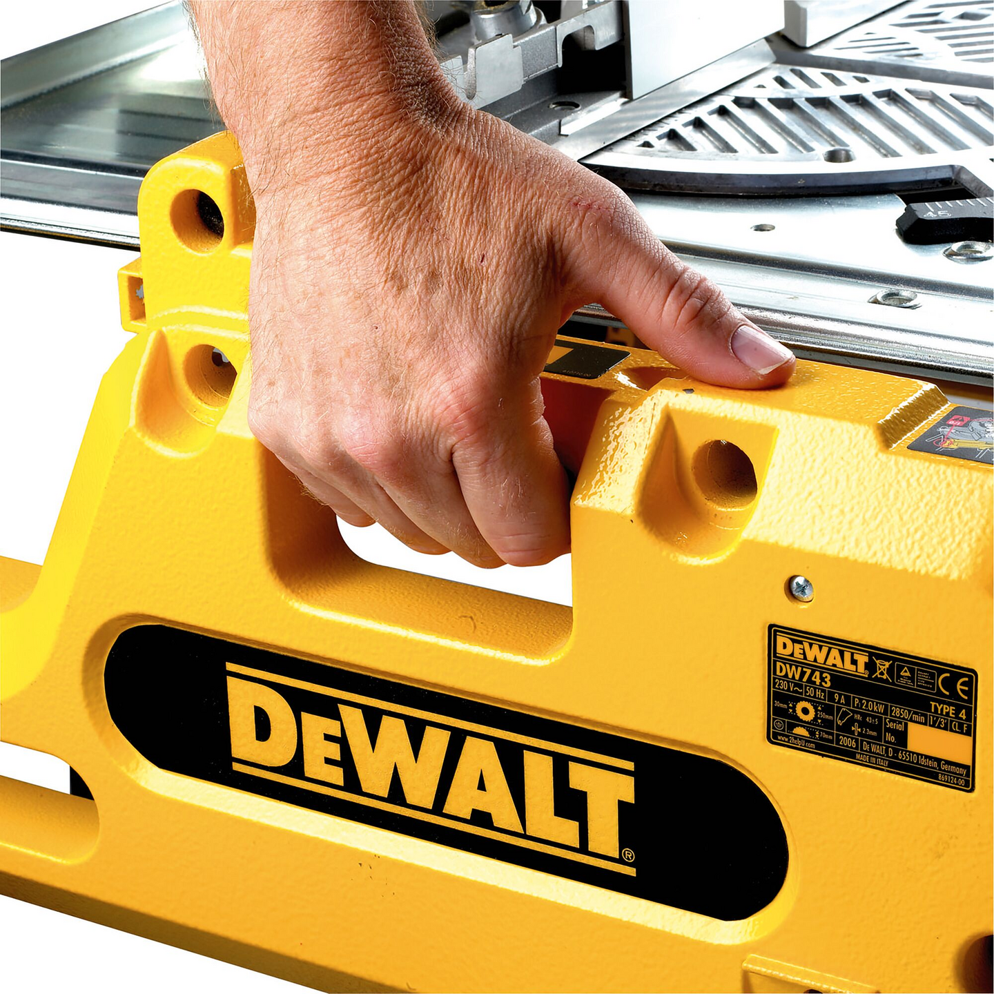 Kääntöpöytäsaha Dewalt DW743N-XC/QS