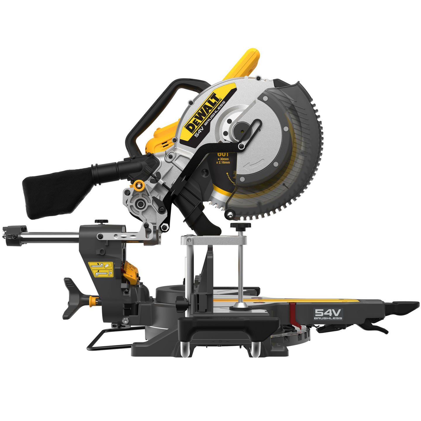 Akkukatkaisu- ja jiirisaha DeWalt DCS781N 54V 305mm XR runko